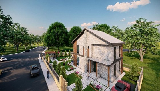 KURFALLI MAHALLESİNDE YAPILAN VİLLA PROJESİ